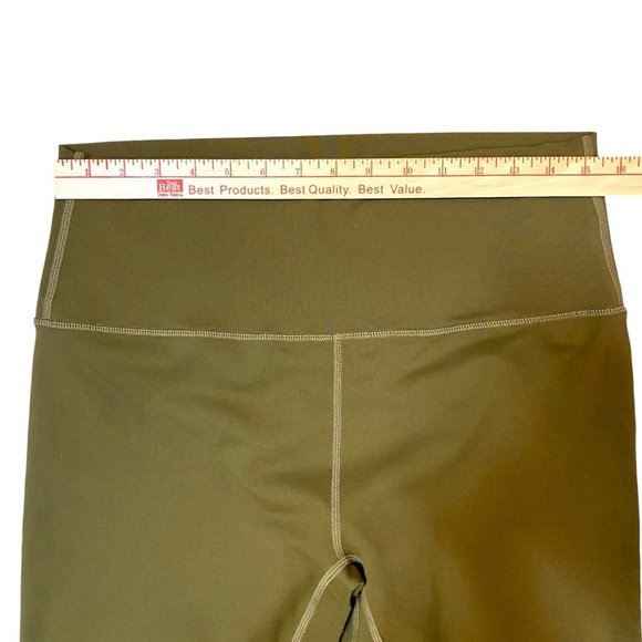 FBF Body Leggings 2X Plus Size High Waisted Olive Green Curvy Friendly - Picture 5 of 10